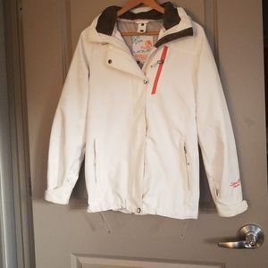 Rain/snow resistant jacket.